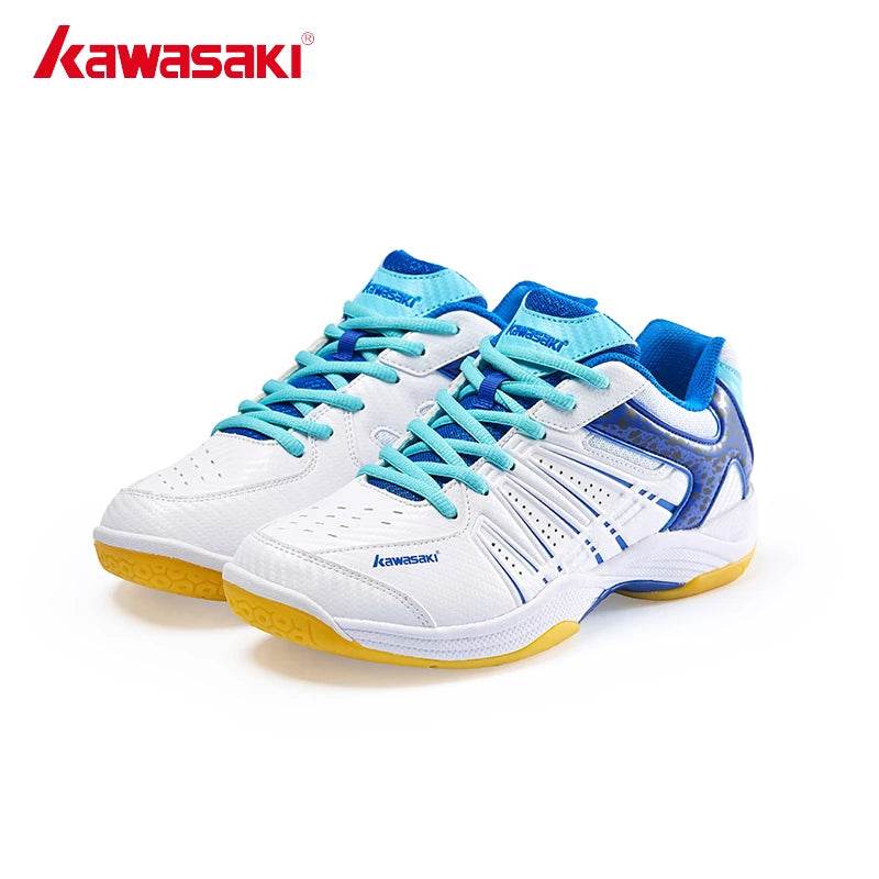 Kawasaki New Badminton Shoes Sneakers Mens Tennis Breathable Anti-Slippery Sport Shoes for Men Women K-065D - KICKSTART