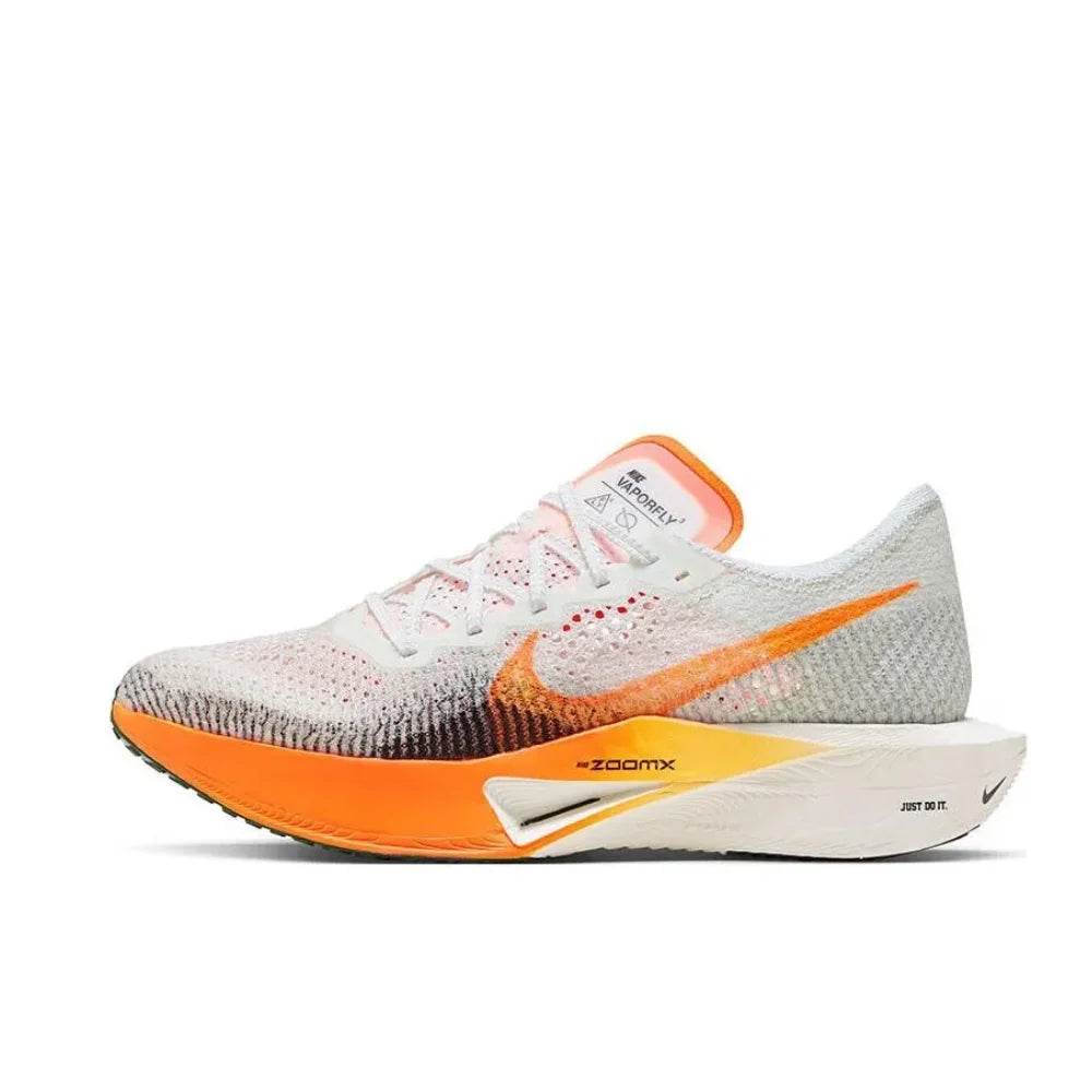 Nike ZoomX Vaporfly Next% 3 Comfortable Lightweight Low Top Running Shoes Marathon Running Shoes Men's and Women's White - KICKSTART