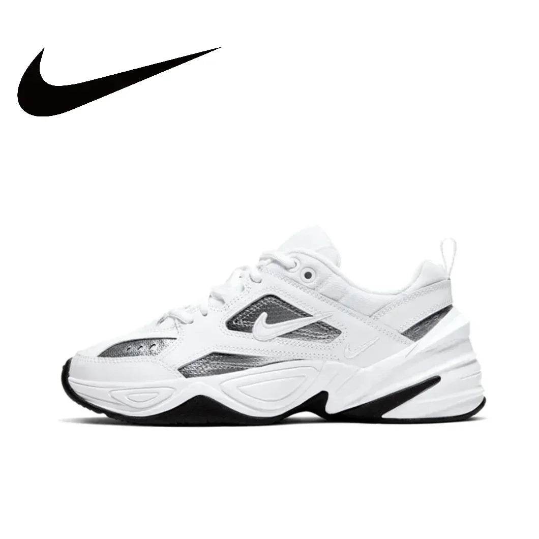 Nike M2K Tekno Low Classic Retro Casual Running Shoes Women's Shock Absorption Anti slip Sneakers Khaki - KICKSTART