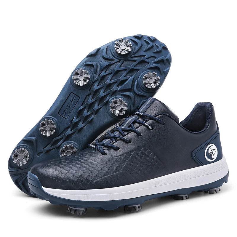 Professional Casual Golf Shoes Outdoor Waterproof Non-Slip Golf Sneakers Men Luxury Athletic Golfer Footwear Golfing Sport Shoes - KICKSTART