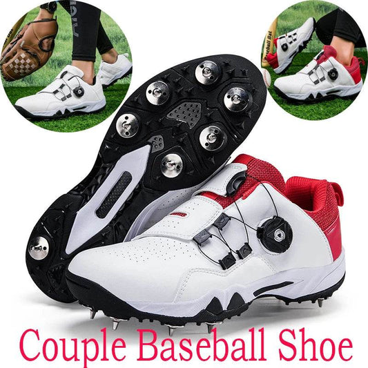 New Style Couple Baseball Shoes Non Slip Outdoor Spiked Sneakers Comfortable Softball Training Shoes Low Top Outdoor Sneakers - KICKSTART