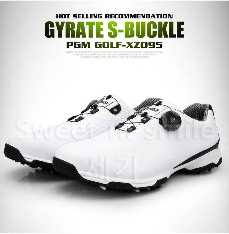 PGM Golf Shoes Waterproof Men's Casual Sports Shoes Breathable Training Sneakers For Male XZ095 - KICKSTART