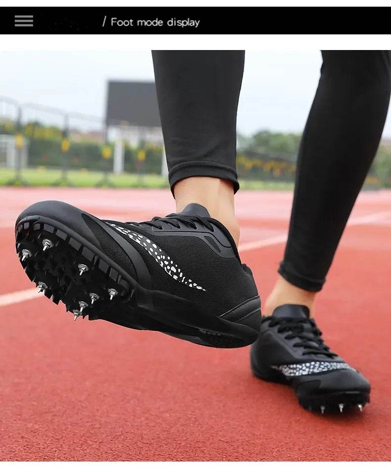 Track and Field Spikes Shoes for Men and Women, Professional Athlete, Running, Tracking, Nail Training, Sneakers - KICKSTART