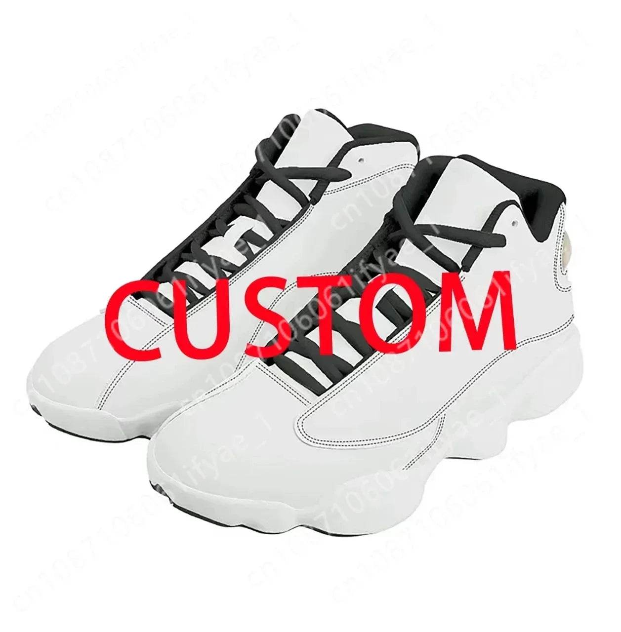 Print On Demand Custom Basketball Sneaker USA United States Flag Custom Print POD Shoes Custom Shoes - KICKSTART