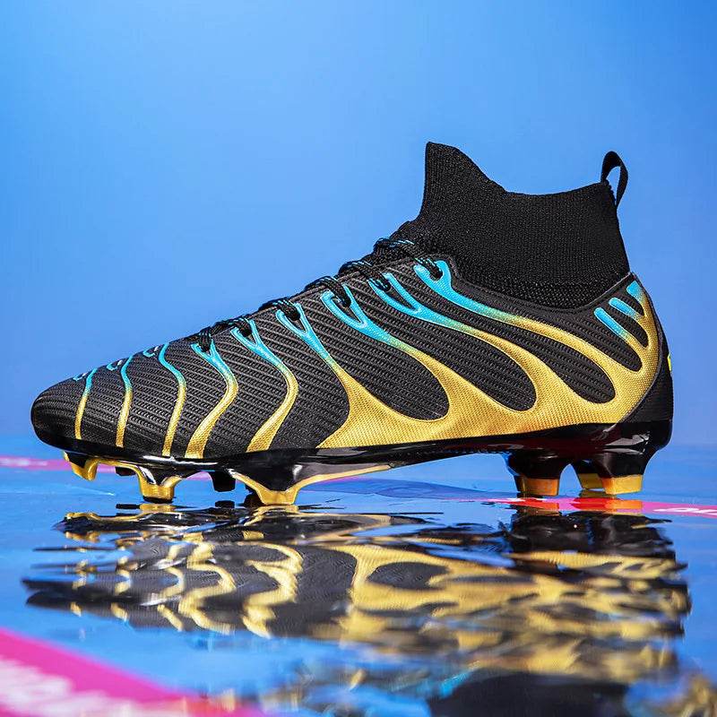 Men's Football Boots TF/FG Adults Soccer Shoes Professional High Quality Soccer Cleats Teenager Anti-slip Outdoor Sports Sneaker - KICKSTART