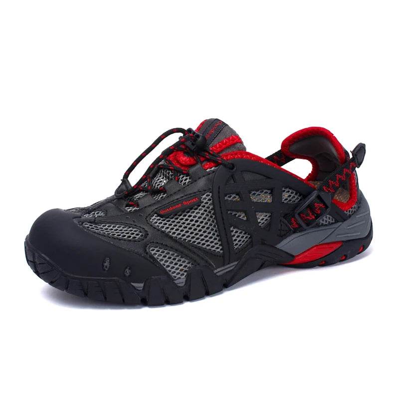 Men Outdoor Sneakers Breathable Hiking Shoes Big Size Men Women Outdoor Hiking Sandals Men Trekking Trail Water Sandals Big Size - KICKSTART