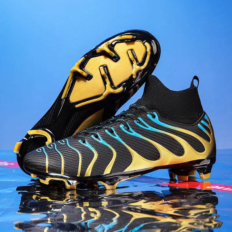 Men's Football Boots TF/FG Adults Soccer Shoes Professional High Quality Soccer Cleats Teenager Anti-slip Outdoor Sports Sneaker - KICKSTART