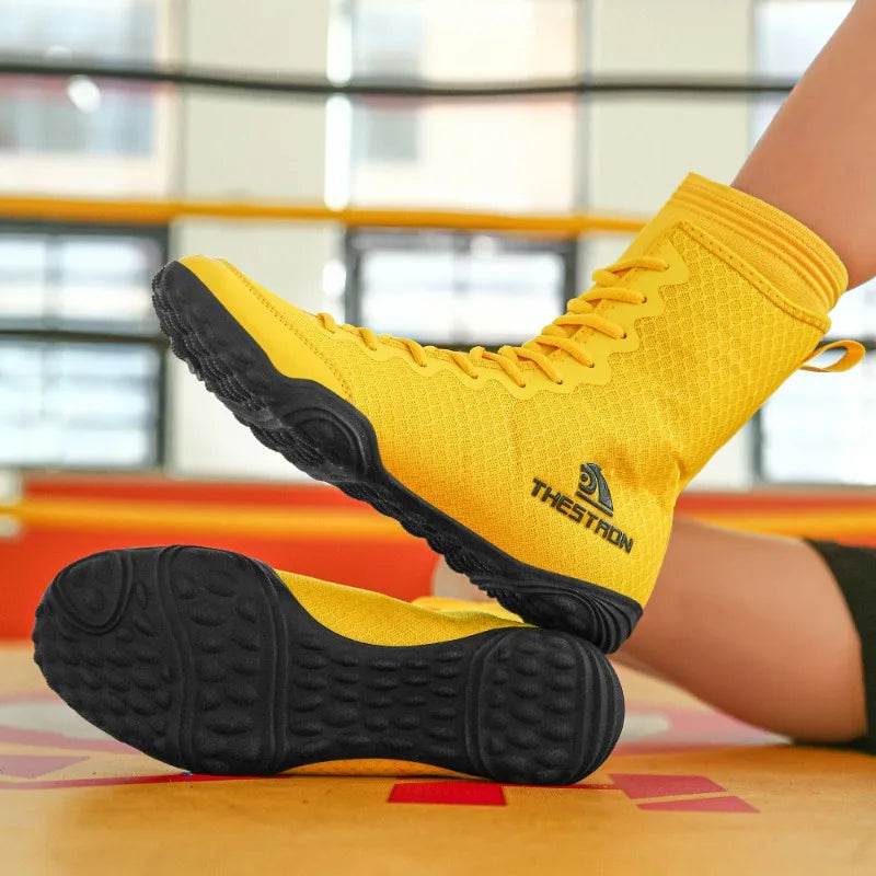 Professional Wrestling Boots Men Women Luxury Brand Boxing Sport Shoes Unisex Top Quality Gym Training Shoe Big Boy - KICKSTART