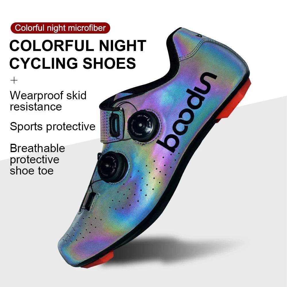 Boodun Cycling Shoes Man MTB Professional Road Bicycle Mountain Bike Racing self-locking shoes sneakers sapatilha ciclismo mtb - KICKSTART