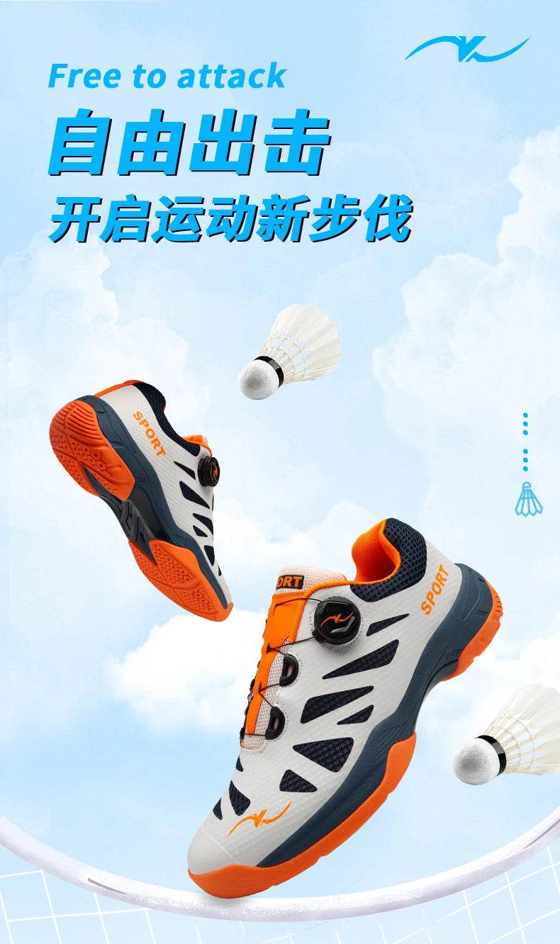 Badminton Sports Shoes Breathable Badminton Sneakers Comfortable Training Sneakers Non Slip Volleyball Footwears - KICKSTART