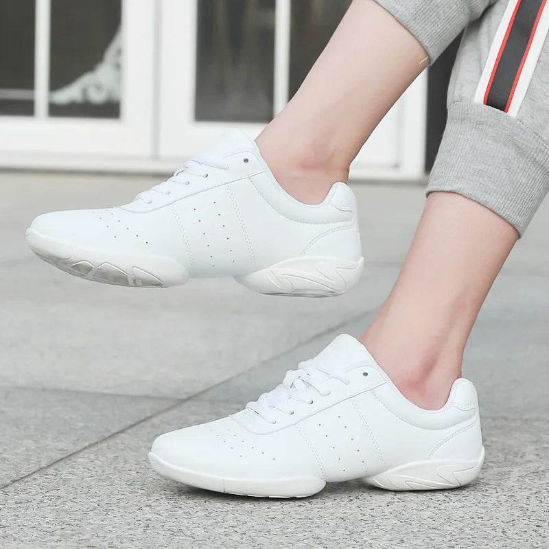 Women Dance Shoes Comfortable Soft Bottom Fitness Shoes Men Jazz Shoes Girl Professional Training Child Breathable Sneakers - KICKSTART