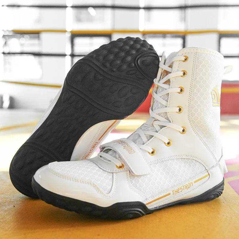 Professional Wrestling Boots Men Women Luxury Brand Boxing Sport Shoes Unisex Top Quality Gym Training Shoe Big Boy - KICKSTART