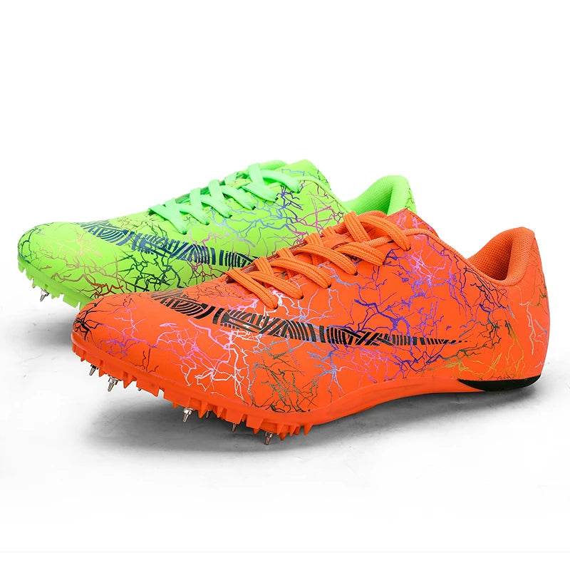 2024 Men Track Field Sprint Shoes Women Spikes Sneakers Athlete Lightweight Running Training Racing Spike Sport Shoes Size 35-45 - KICKSTART