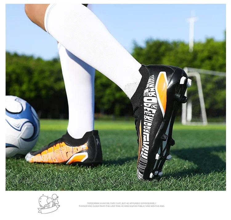 New Men Football Shoes Fast Society Cleats Soccer Shoes Professional Grass Training Football Field Boots Sneaker Match Non Slip - KICKSTART