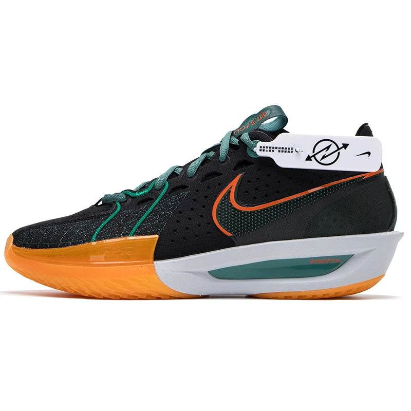 NIKE AIR ZOOM G.T. CUT 3 EP Men's Shoes Wear-resisTanT Non-slip Cushioning Plaid SporTs BaskeTball Shoes DV2918-103 - KICKSTART