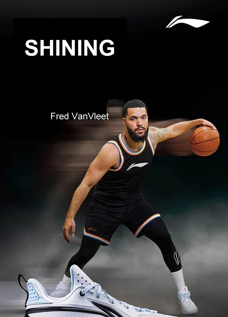 Li-Ning Men SHINING On Court Basketball Shoes Fred VanVleet Breathable Cushion LIGHT FOAM PLUS Sneakers Sport Shoes ABPU001 - KICKSTART