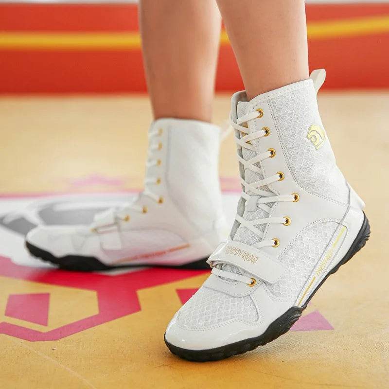 Professional Wrestling Boots Men Women Luxury Brand Boxing Sport Shoes Unisex Top Quality Gym Training Shoe Big Boy - KICKSTART