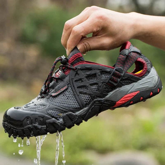 Men Outdoor Sneakers Breathable Hiking Shoes Big Size Men Women Outdoor Hiking Sandals Men Trekking Trail Water Sandals Big Size - KICKSTART