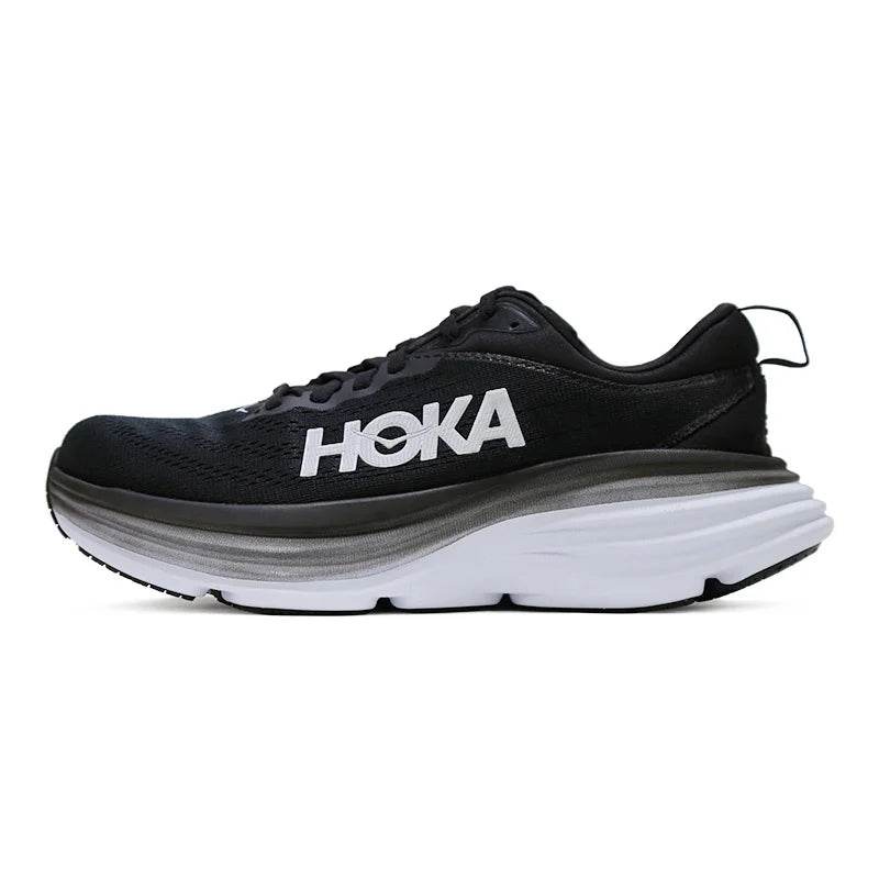 Hoka One One Sport Running Shoes Bondi8 Anti Slip Cushioning Road Runs Shoes Men Sport Shoes Lifestyle Outdoor Sneaker Women - KICKSTART