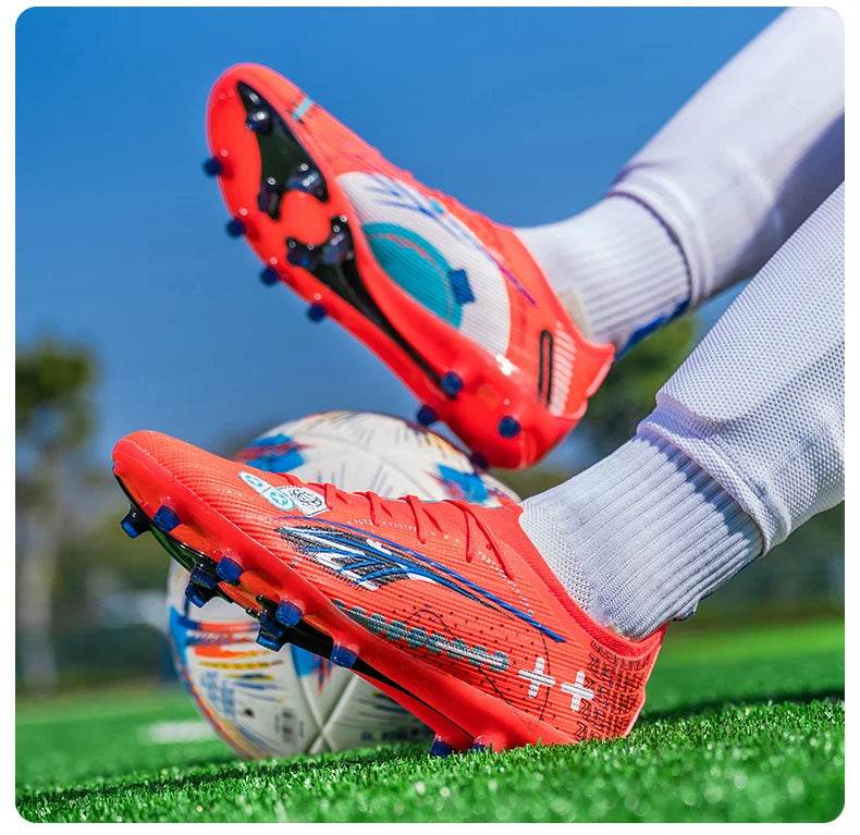 Men TF/AG Soccer Shoes Cleats Grass Training Comfortable Society Sport Wear Sneaker Football Shoes Top Quality Football Boots - KICKSTART