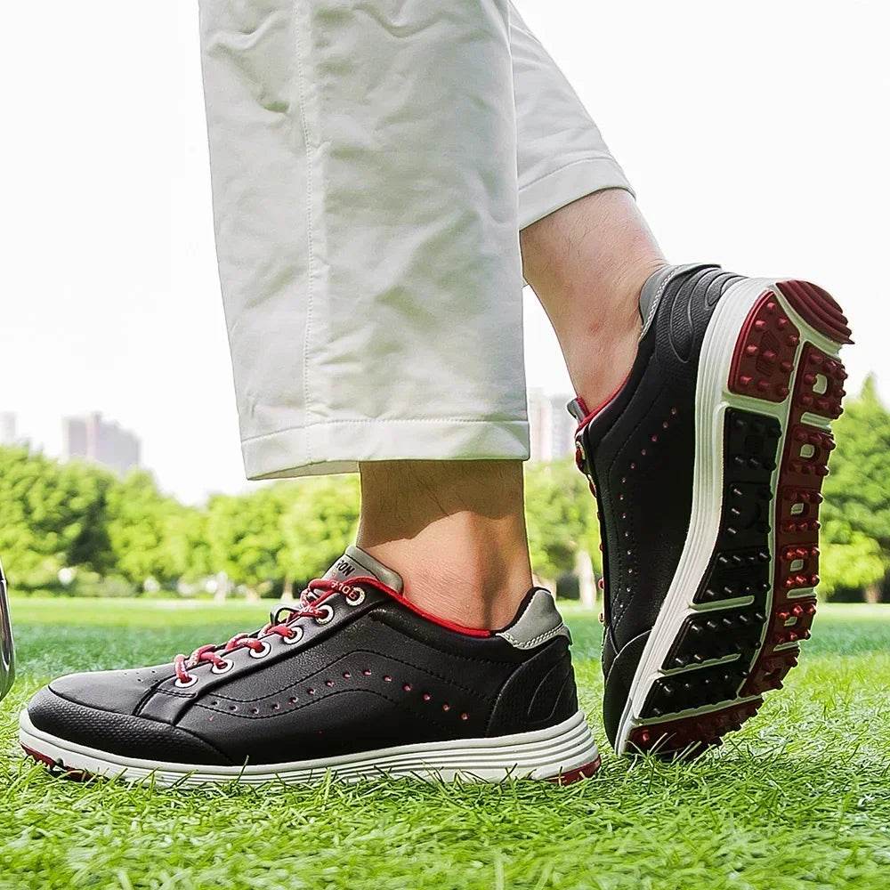 Professional Men Golf Shoes Quality Golf Sneakers Luxury Outdoor Walking Gym Sneakers - KICKSTART