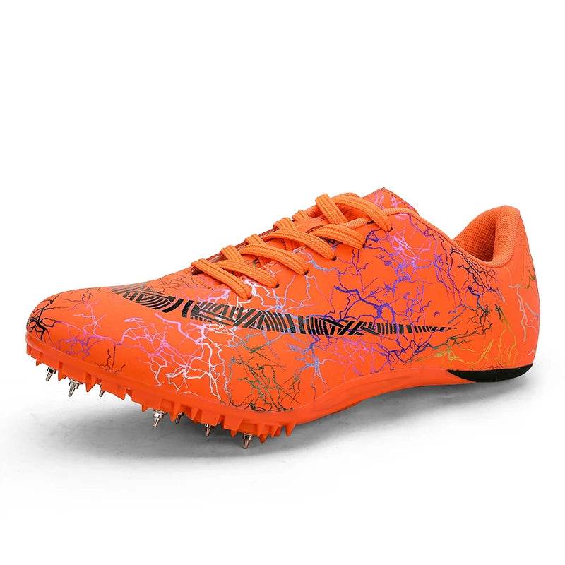 2024 Men Track Field Sprint Shoes Women Spikes Sneakers Athlete Lightweight Running Training Racing Spike Sport Shoes Size 35-45 - KICKSTART