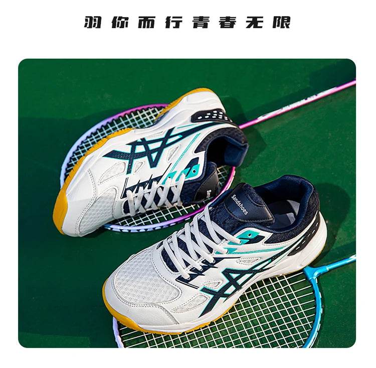 New Professional Volleyball Shoes Men Women Big Size 36-44 Light Weight Badminton Sneakers Anti Slip Volleyball Sneakers Shoe - KICKSTART