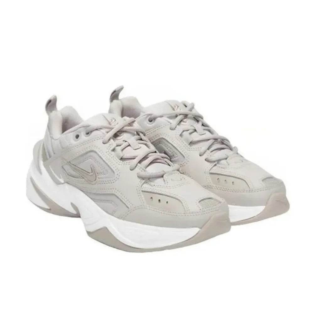 Nike M2K Tekno Low Classic Retro Casual Running Shoes Women's Shock Absorption Anti slip Sneakers Khaki - KICKSTART