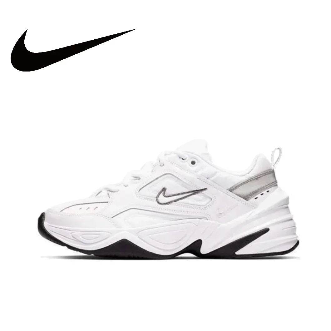 Nike M2K Tekno Low Classic Retro Casual Running Shoes Women's Shock Absorption Anti slip Sneakers Khaki - KICKSTART