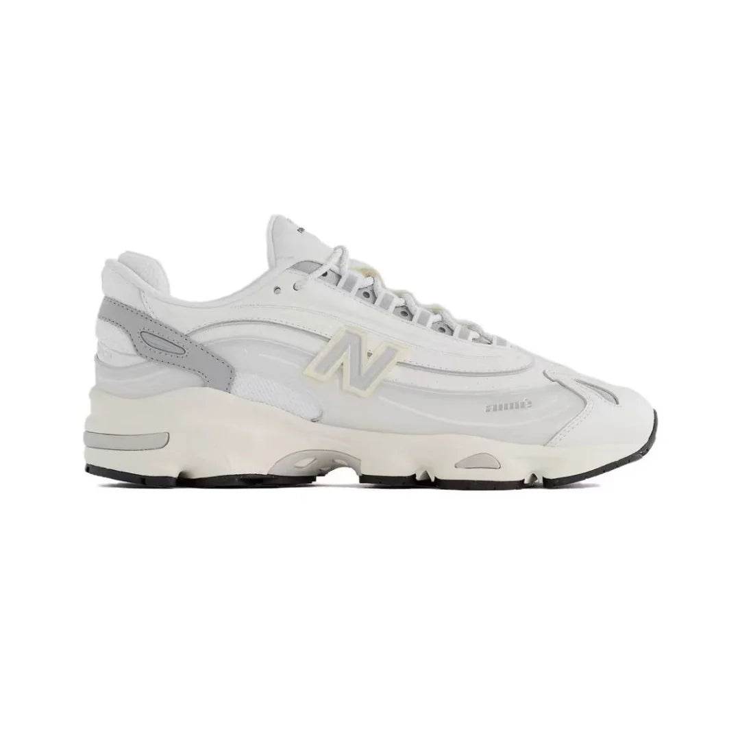 Original New Balance NB 1000 Classic Vintage Mesh Leather Casual Men's and Women's Running Shoes White Grey Sliver M1000SL - KICKSTART