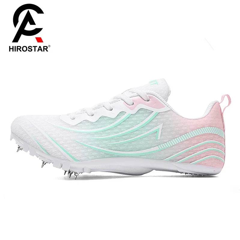 Men Track Field Shoes Shoes Training Spiked Shoes Sport Match Professional Waterproof Athletic Lightweight Lace-up Sneakers - KICKSTART