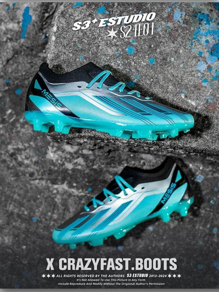 Original New Men Football Shoes Professional Grass Training TF/FG Soccer Shoes Society Cleats Indoor Fast Football Field Boots - KICKSTART