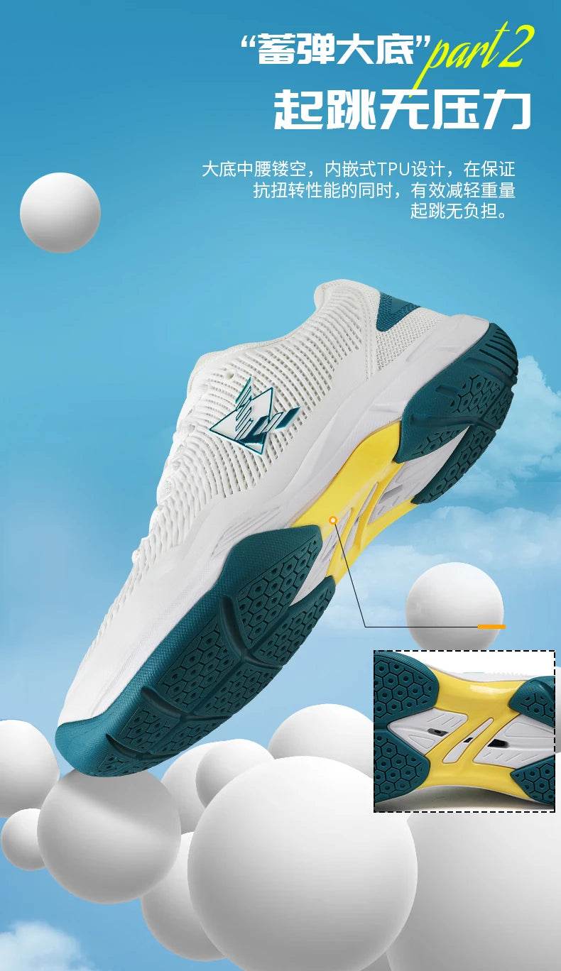 Professional Volleyball Shoes for Men and Women Outdoor Fitness Badminton Tennis Shoes Table Tennis Training Shoes - KICKSTART