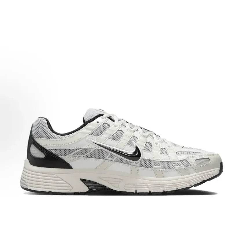 Nike P-6000 Classic Retro Running Shoes Soft Shock Absorbing Comfortable Men's and Women's Sneakers White and Blue Colours - KICKSTART