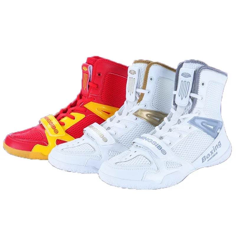 Professional Wrestling Shoes Men Women Boxing Shoes Light Weight Flighting Footwears Anti Slip Wrestling Sneakers - KICKSTART