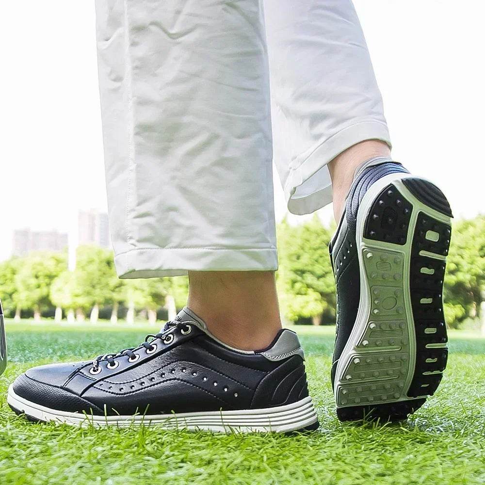 Professional Men Golf Shoes Quality Golf Sneakers Luxury Outdoor Walking Gym Sneakers - KICKSTART