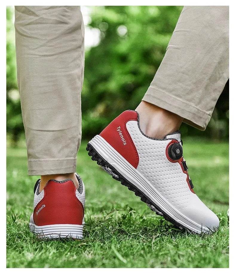 Singelila Men's Golf Shoes Brand No Cleats Comfortable Outdoor Training Walking Sneakers Men's Golf Coach Shoes 37-46 - KICKSTART