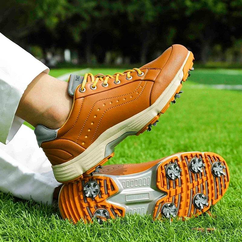 Waterproof Golf Shoes Men Golf Sneakers Comfortabl Gym Sneakers Walking Footwear - KICKSTART