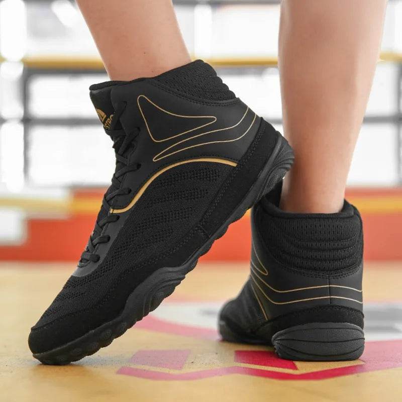 Professional Wrestling Boots Men Women Luxury Brand Boxing Sport Shoes Unisex Top Quality Gym Training Shoe Big Boy - KICKSTART