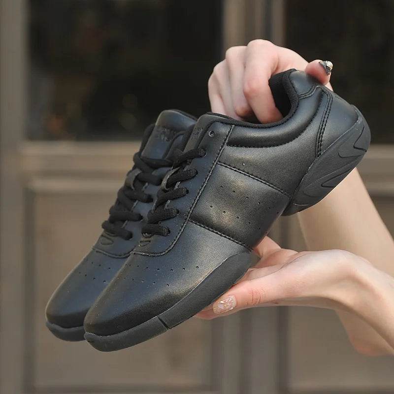 Women Dance Shoes Comfortable Soft Bottom Fitness Shoes Men Jazz Shoes Girl Professional Training Child Breathable Sneakers - KICKSTART