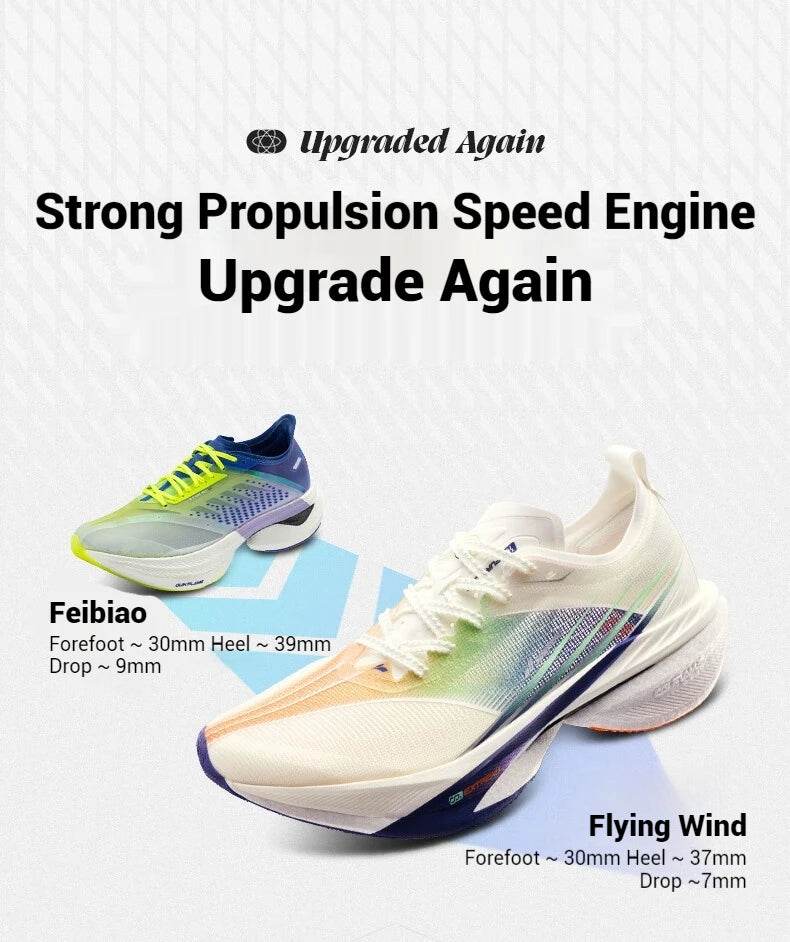 361 Degrees Furious 2.0 Men Women Running Sports Shoes Carbon Plate Racing Marathon Rebound Cushioning Male Sneakers 672432201 - KICKSTART