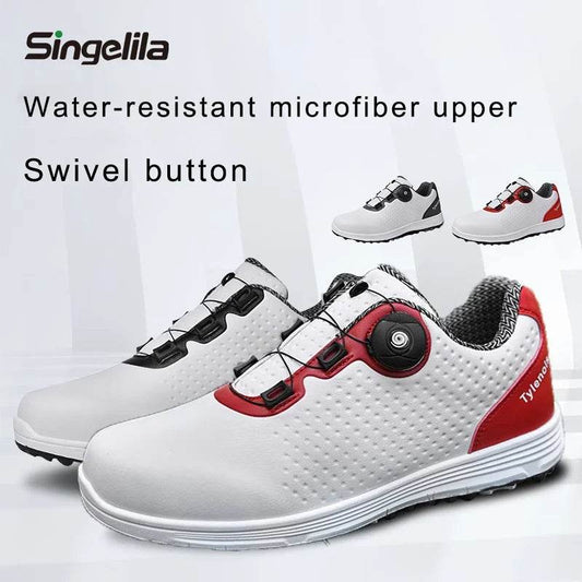 Singelila Men's Golf Shoes Brand No Cleats Comfortable Outdoor Training Walking Sneakers Men's Golf Coach Shoes 37-46 - KICKSTART