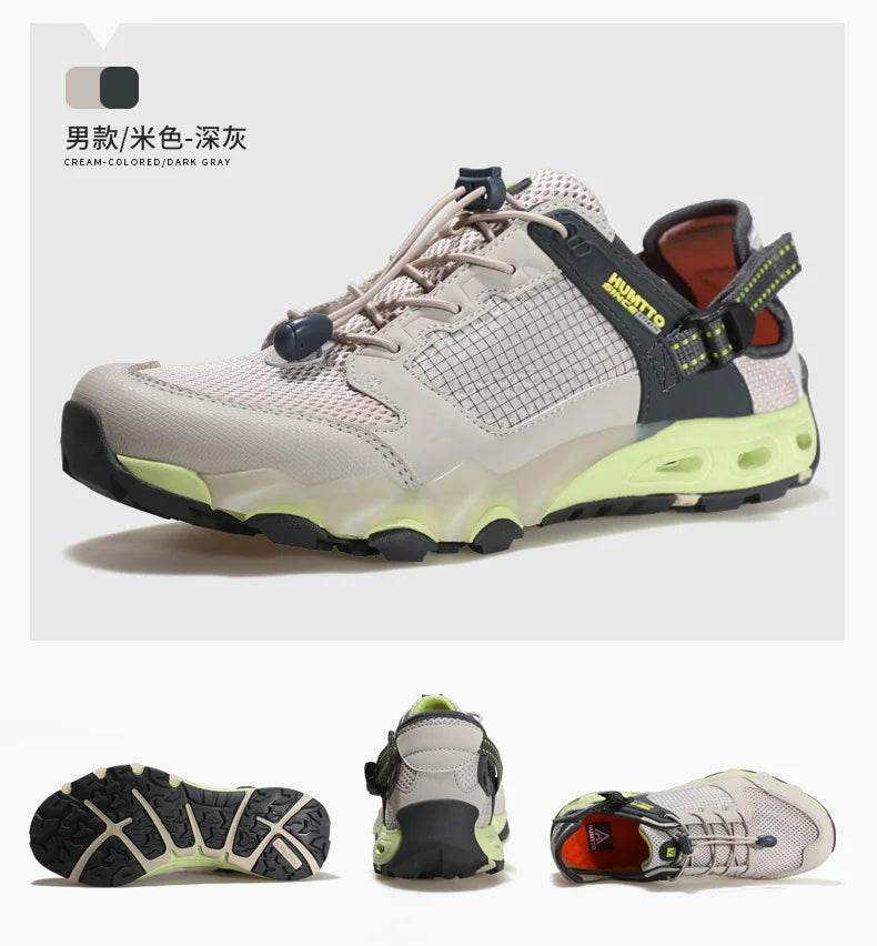 HUMTTO Summer Hiking Shoes for Men Outdoor Trekking Sneakers Women Climbing Sport Walking Mens Female Shoes Water Beach Sandals - KICKSTART