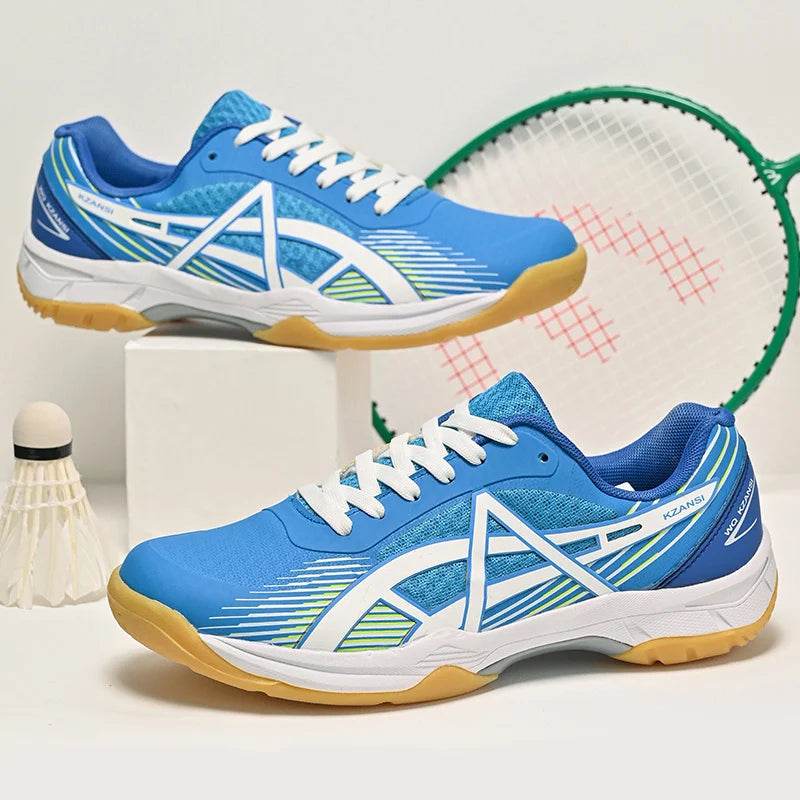 Professional Badminton Shoes Men Women Fashion Purple Badminton Sneakers Non-Slip Table Tennis Shoes Men Indoor Volleyball Shoes - KICKSTART