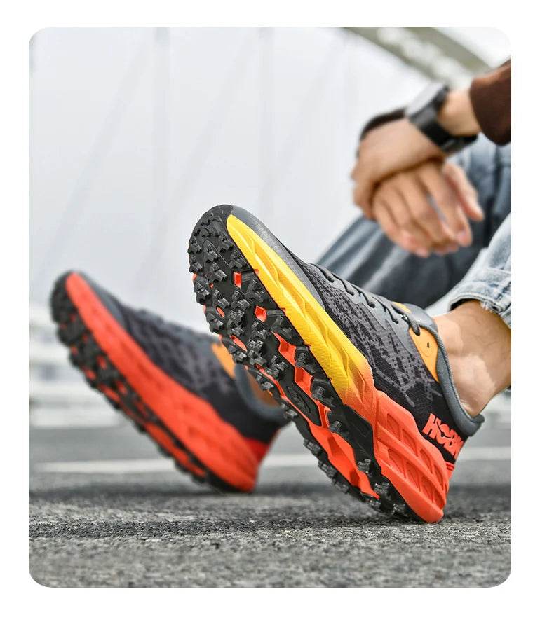 Sports Running Shoes Men Casual Marathon AirCushion Breathable Ultralight Women's Comfort Athletic Nonskid Sneakers Tenis Hiking - KICKSTART