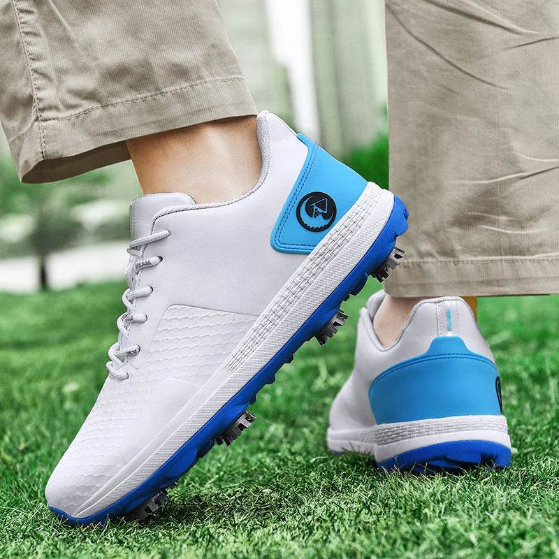 Professional Casual Golf Shoes Outdoor Waterproof Non-Slip Golf Sneakers Men Luxury Athletic Golfer Footwear Golfing Sport Shoes - KICKSTART