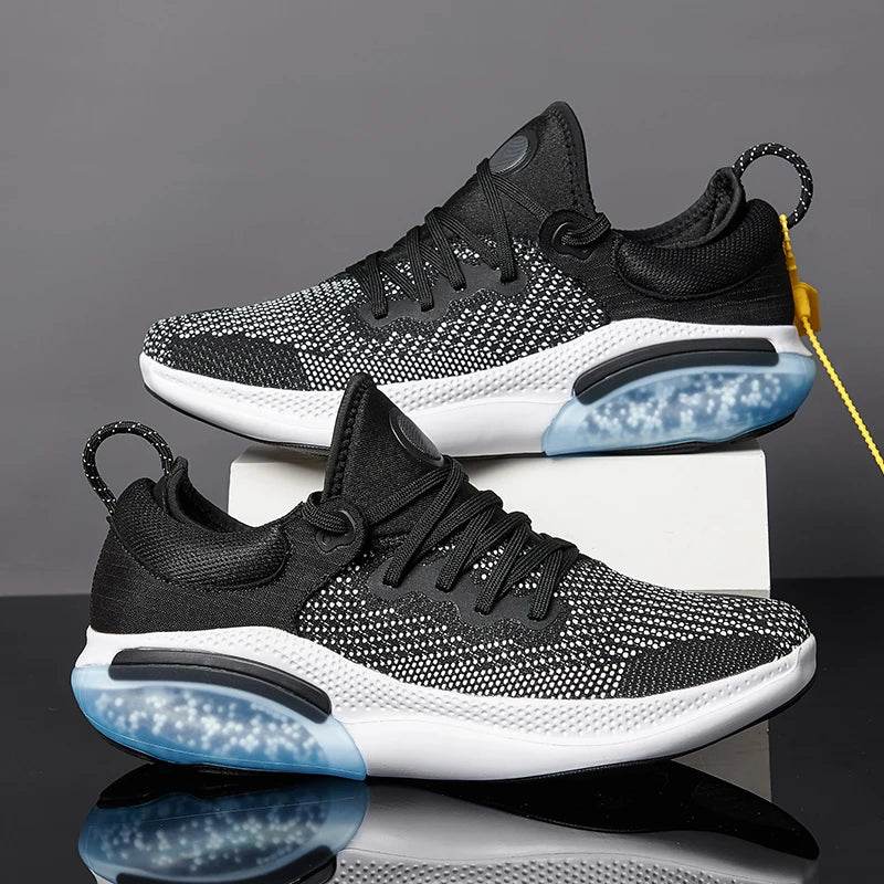 Men Shoes with Luxurious Design Breath Mesh Sneakers Thick Sole Cushioning Couple Casual Shoes Women Outdoor Fitness Runn Shoes - KICKSTART