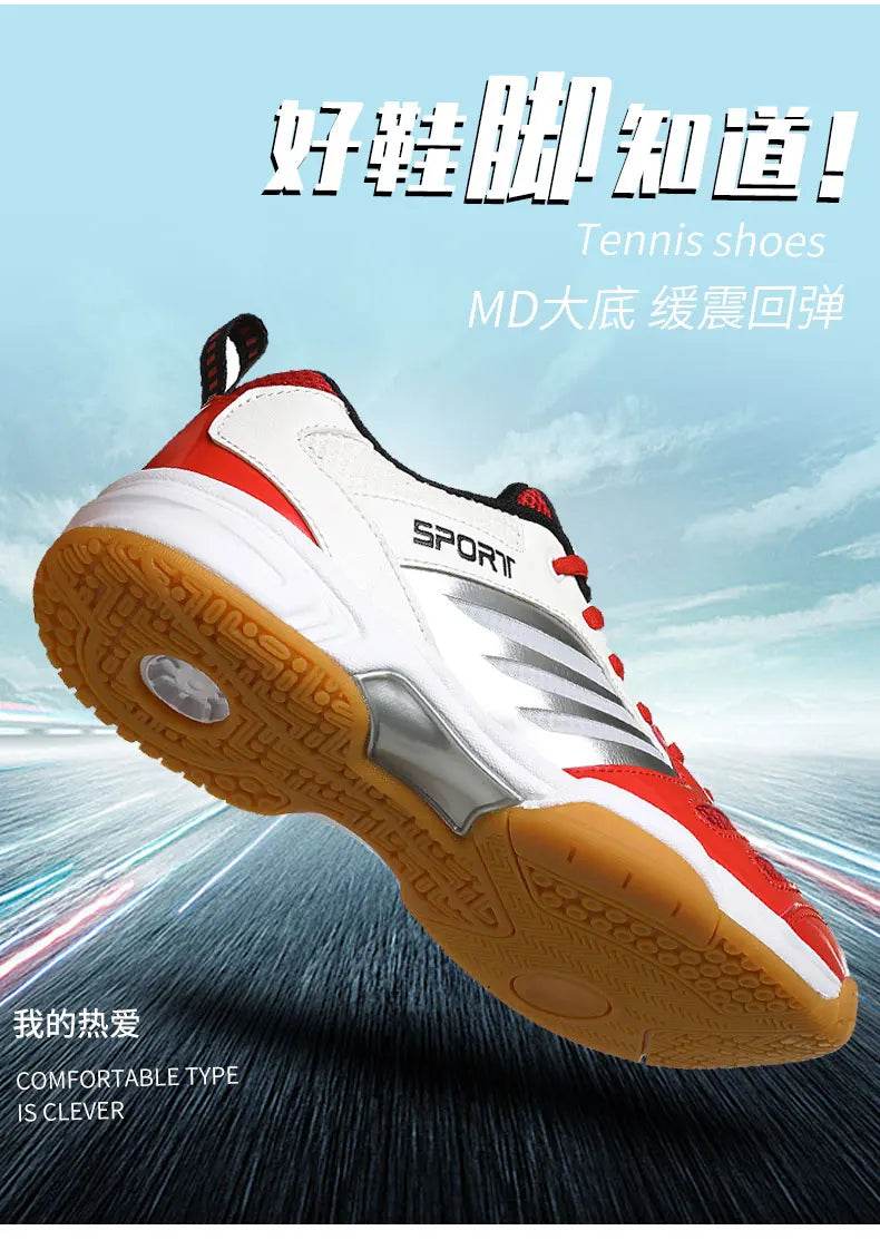 Men's Volleyball Shoes Large 47 48 Indoor Fitness Badminton Shoes Men's Training Tennis Table Tennis Shoes - KICKSTART