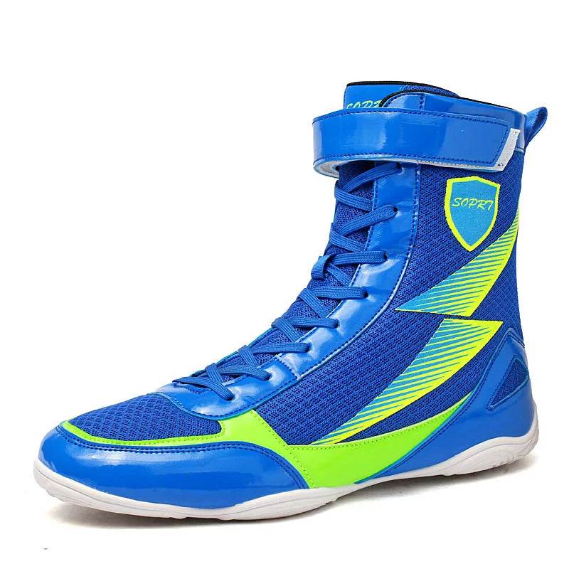 Stylish Brand Wrestling Shoes for Men Big Size Male Boxer Fighting Boots Indoor Gym Adult Wrestling Boxing Sport Training Boots - KICKSTART