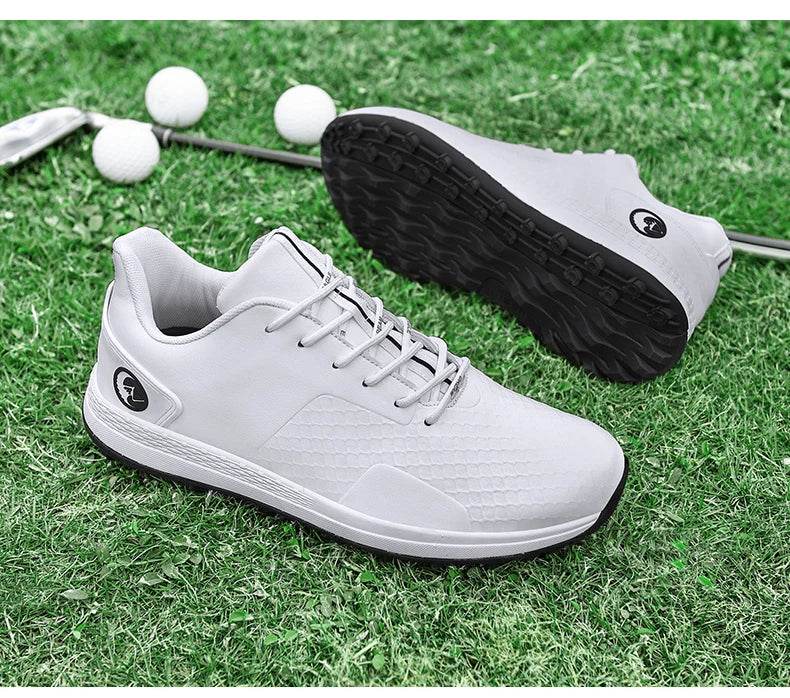 Professional Casual Golf Shoes Outdoor Waterproof Non-Slip Golf Sneakers Men Luxury Athletic Golfer Footwear Golfing Sport Shoes - KICKSTART